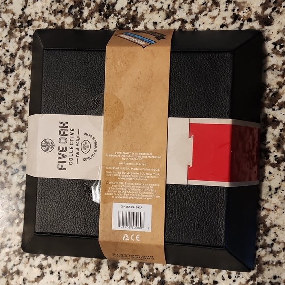 FIVE OAK CATCH-ALLS SET OF 3 NESTING TRAYS - Picture 2 of 3